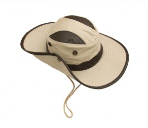 Sombrero Australiano con aplicaciones tipo Piel.